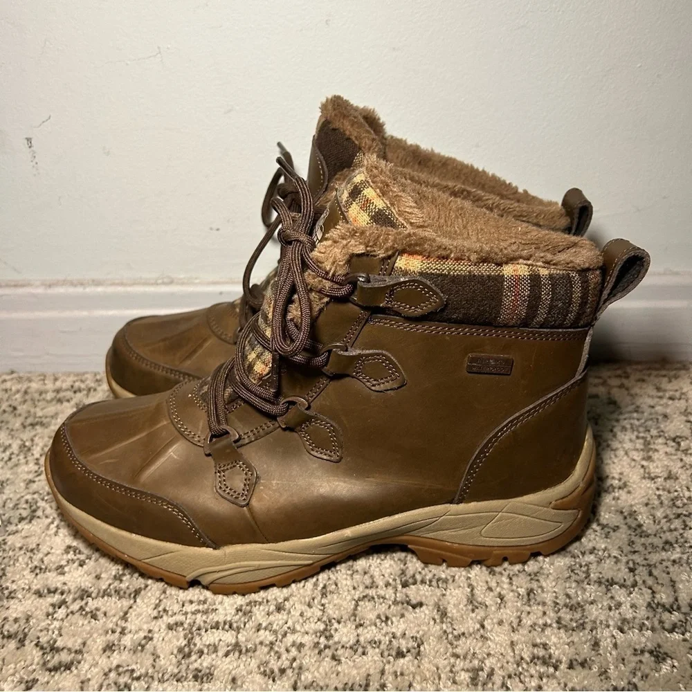 Kodiak Thinsulated Brown Rae Lace Up Ankle Snow Boots Size 9